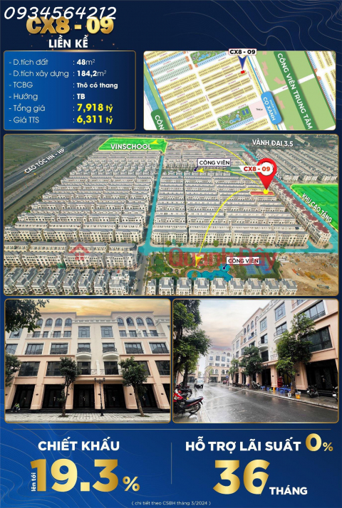 Bán quỹ Vinhomes Ocean Park 2, 3 rẻ nhất - Tặng 5 cây vàng xe VF9 - CK 19.3% HT 70% LS 0% 36 tháng, LIÊN HỆ: _0