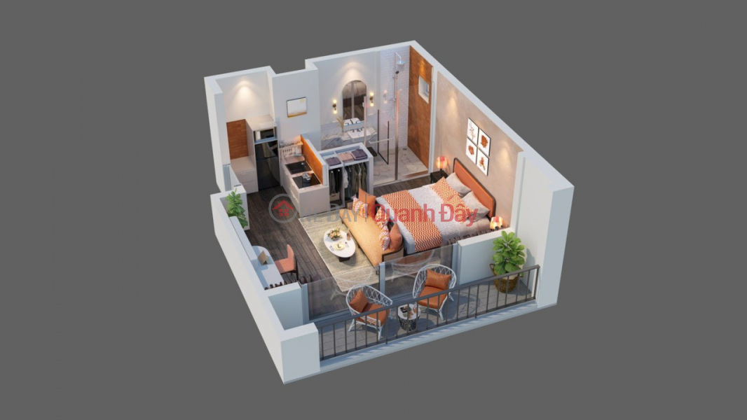 Property Search Vietnam | OneDay | Nhà ở | Niêm yết bán CHÍNH CHỦ BÁN CĂN Studio DT LỚN ở tòa H1, tầng thấp tại căn hộ Hillside Residences Phú Quốc