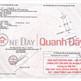 COMMERCIAL TOWNHOUSE – GOOD PRICE – OWNER FOR SALE ON Hoang Sa Embankment Street, My Tho _0