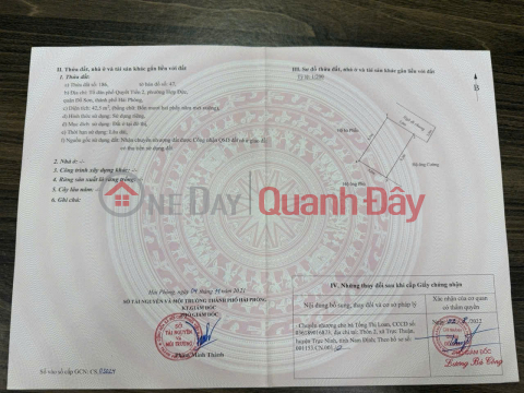 Bán lô đất giá rẻ trung tâm Hợp Đức – Đồ Sơn _0