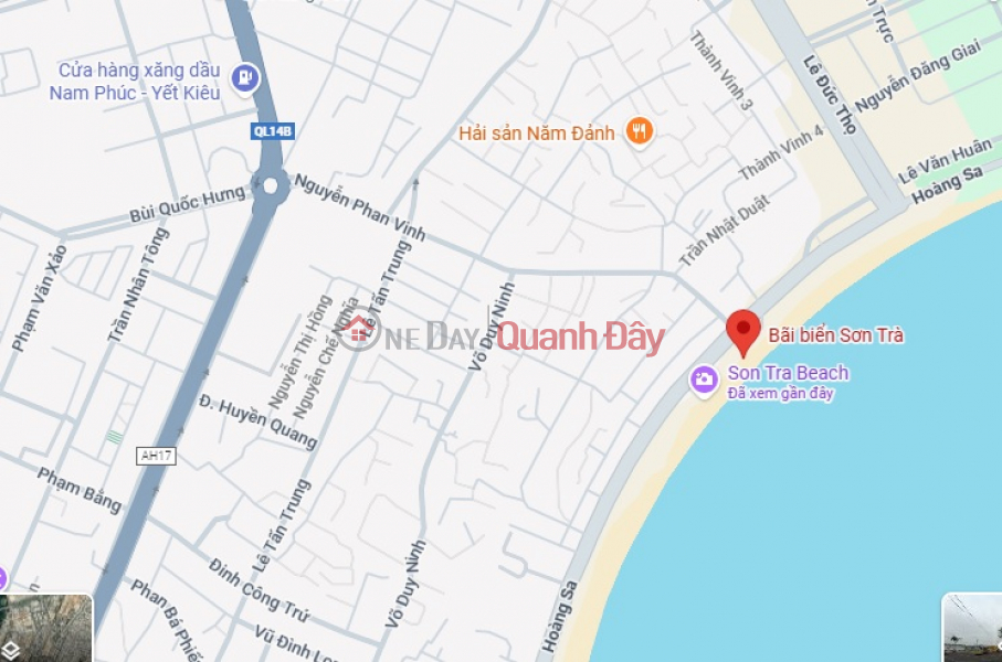 Property Search Vietnam | OneDay | Nhà ở, Niêm yết bán, ► Đất Mặt Tiền Biển Hoàng Sa, Bãi Tắm Chính Sơn Trà, 220m2, ngang 10m