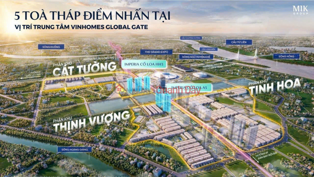 Property Search Vietnam | OneDay | Nhà ở Niêm yết bán, ( CAO CẤP) Bán Chung cư imperia Vin Cổ Loa 79tr/1m boking giảm 3% 37-100m 1PN 3PN đầu tư vốn 10 % 0817222333