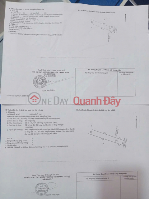 PRIME LAND - FRONTAGE - URGENT SALE of a Potential Plot of Land in Binh Thanh Commune, Thanh Binh District, Dong Thap Province _0