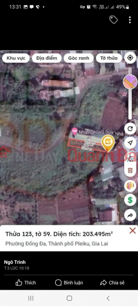 Property Search Vietnam | OneDay | Nhà ở, Niêm yết bán | ĐẤT ĐẸP - GIÁ TỐT - Cần Bán Nhanh Lô Đất Vị Trí Đắc Địa Tại Phường Yên Thế, TP Pleiku