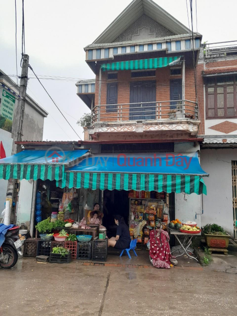 House for sale on the street of Hoang Dieu commune, Chuong My district. Area 90m2, frontage 6m. Built on 2 floors, near the market, bus passes by. _0