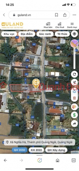 đ 1.8 Billion FOR SALE Land Lot GENERAL Location In Nghia Ha Commune, Quang Ngai City, Quang Ngai