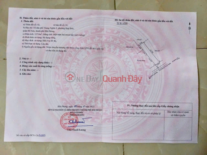 TRUNG NGHIA STREET FRONT – 127M² RARE PRICE ONLY 25.X MILLION\\/M² – ZALO 0567 222 555 Sales Listings