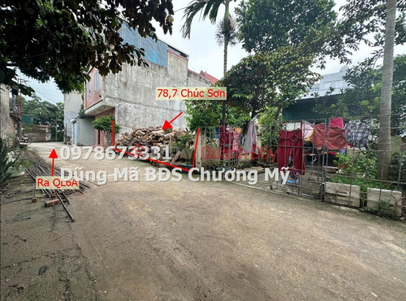 PRICE ONLY 3TY1 TO OWN A LOT OF LAND IN XA HOME-CHU SON TOWN-CHUONG MY Sales Listings