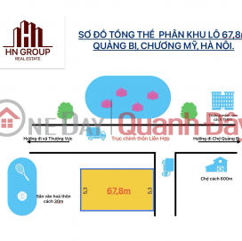 QUẢNG BỊ thân thương ra mắt lô đất trung tâm thôn Liên Hợp
67,8m full thổ mặt tiền hơn 5m
Gần ngay hồ điều _0