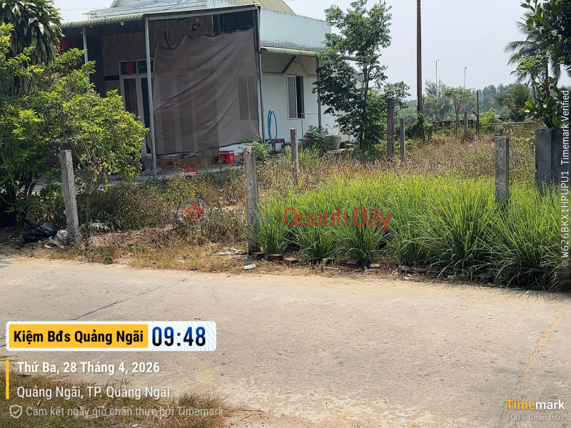 đ 1.09 Billion Land for sale in Tinh Khe, 120 sq m (6x20),5m wide road access, separate pink title deed, price 1090 million VND (negotiable).