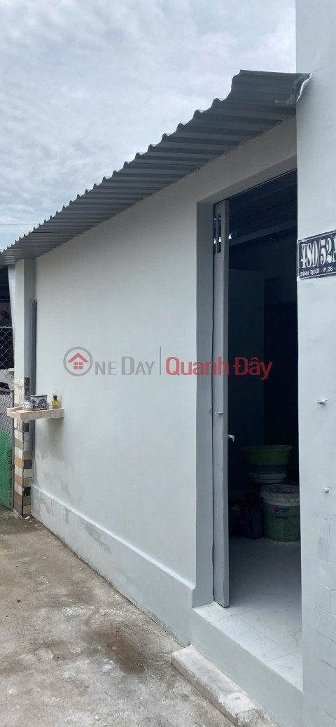 House for rent in Binh Quoi, 56m2, 20m2 attic, newly painted, cheap price, long term rent. _0