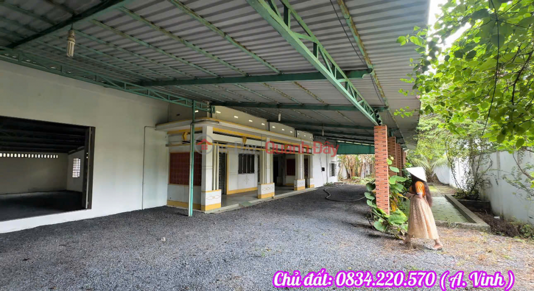 đ 5.6 Billion | SELLING AT A LOSS OF OVER 1 BILLION VND – WAREHOUSE 1,073M² NEAR RING ROAD 4 – CU CHI – PRICE 5.6 BILLION VND (NEGOTIABLE)