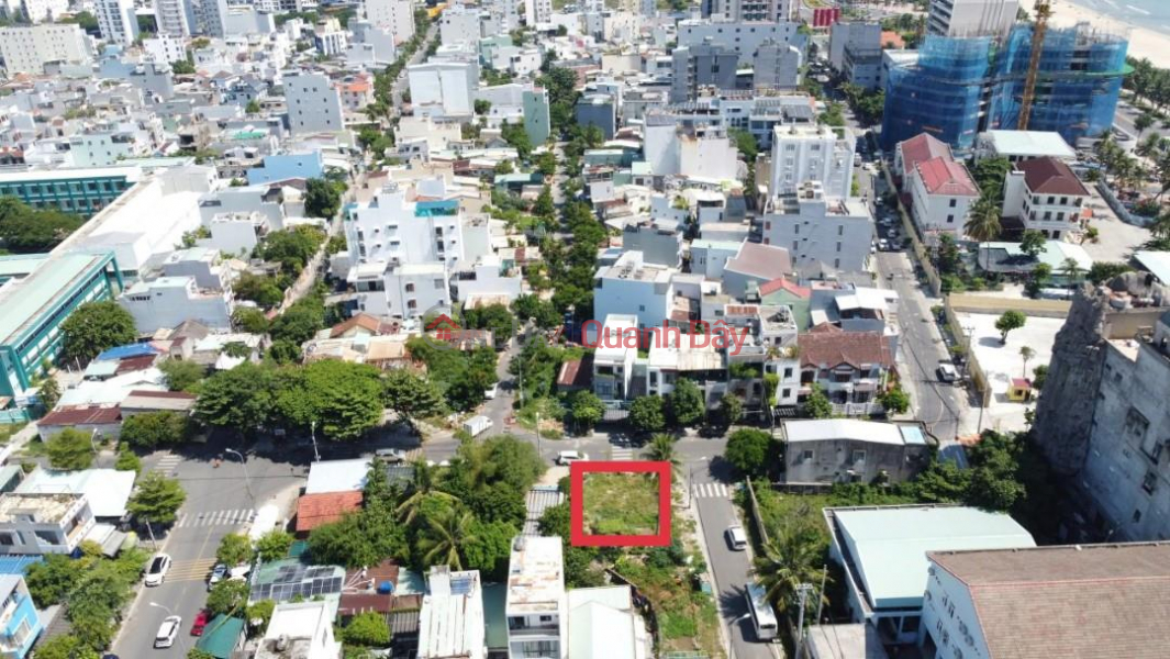 Land for sale with 2 frontages on Lam Hoanh Street - My Khe 4, Da Nang. Prime location 200m from the beach, Urgent sale price, Vietnam Sales, đ 30 Billion