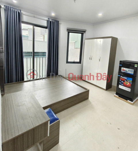 (Extremely Rare) Newly opened 28m2 Studio apartment in lane 58 Tran Binh - Private kitchen - Electric car reception _0