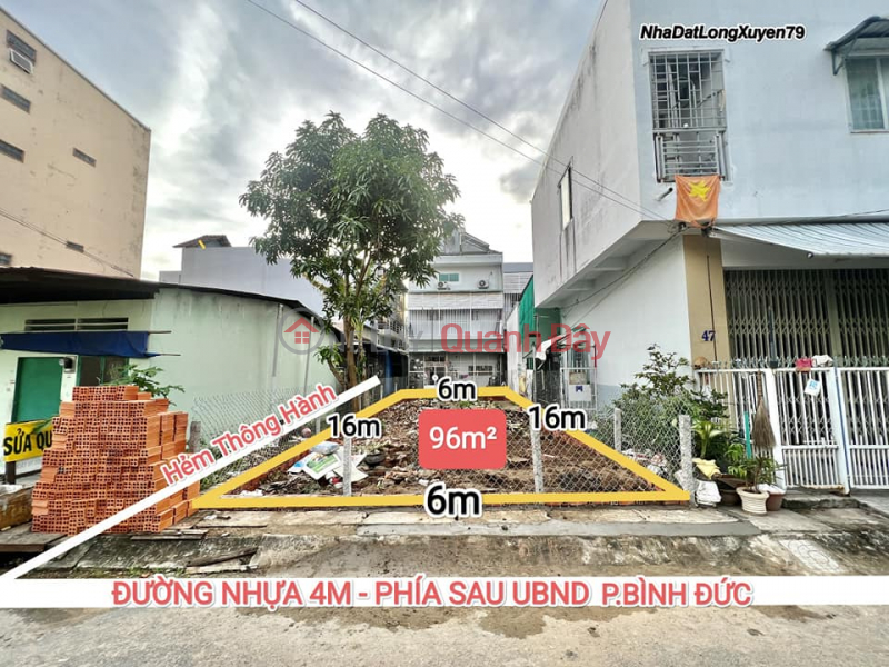 Property Search Vietnam | OneDay | | Niêm yết bán, Nền đẹp không dính cống trụ, Gần chợ, trường học, ra đường Trần Hưng Đạo Chỉ 100m