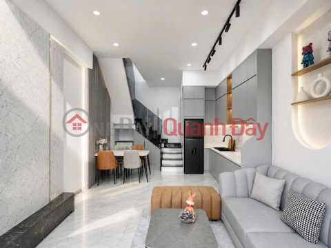 Two-story reinforced concrete house right on Xô Viết Nghệ Tĩnh street - 3.5m wide alley - High-end interior - Only 4.8 billion VND _0