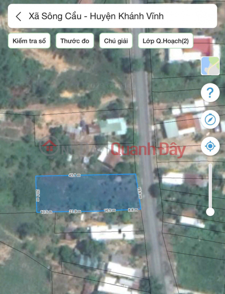 Property Search Vietnam | OneDay | Nhà ở, Niêm yết bán Bán Đất Mặt Tiền Hương Lộ 62 Sông Cầu - 1126.4m2, Ngang 20m - 5 Tỷ (4.4tr/m2) - 2 Mặt Tiền