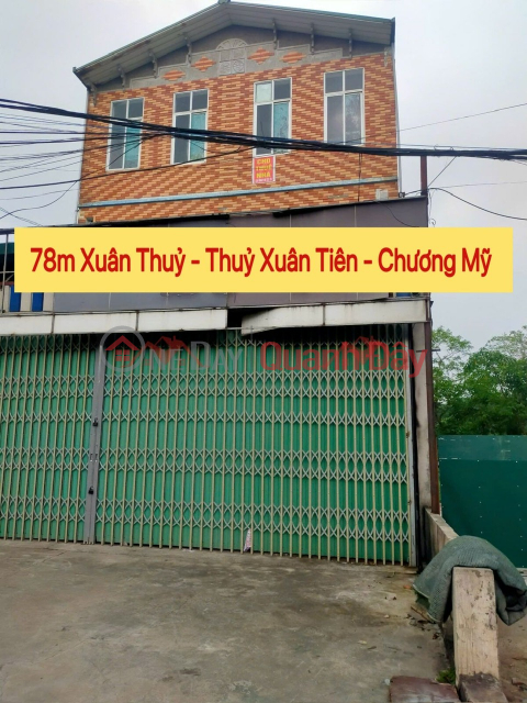 OWNER SELLS AT A LOSS THE 78M BUSINESS HOUSE ON THE MAIN ROAD IN THUY XUAN TIEN - CHUONG MY - HANOI _0