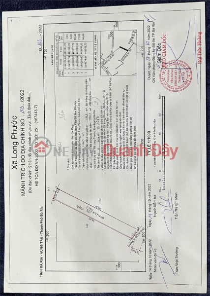 ĐẤT ĐẸP - ĐẦU TƯ SINH LỜI - Chính Chủ Cần Bán Nhanh Lô Đất Xã Long Phước, TP Bà Rịa Niêm yết bán