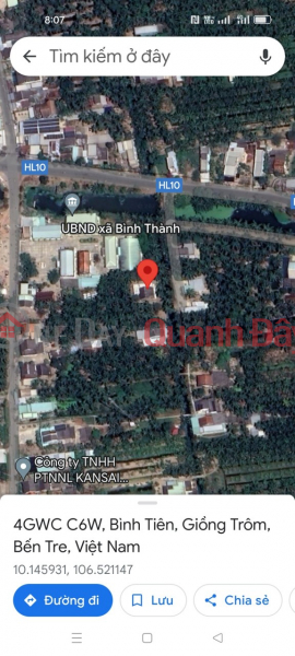 FOR QUICK SELL Land Lot And Front House Prime Location In Binh Thanh, Giong Trom, Ben Tre Vietnam | Sales | đ 700 Million