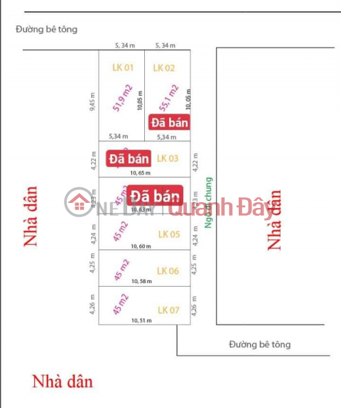 Household registration in Dai Nghia town, My Duc, Hanoi with Price from just over 600 million - 7xx million Area from 45m to nearly 60m full _0