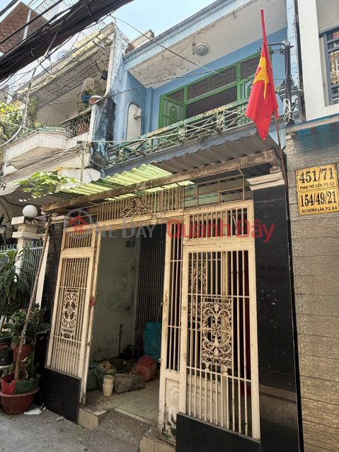 HOUSE FOR SALE BY OWNER, 3M WIDE ALLEY, AU DUONG LAN STREET, WARD 3, DISTRICT 8 _0