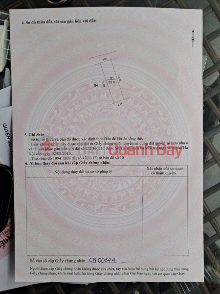 House for sale in Yen Duyen alley, Hoang Mai. 35m2 x 4 floors, 4 bedrooms, SH, 7 billion. Contact: 0989993208 Sales Listings