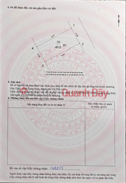 Property Search Vietnam | OneDay | Nhà ở | Niêm yết bán Bán nhà ngõ 560 Nguyễn Văn Cừ 40m x 6T gara thang máy, oto tránh kinh doanh được.