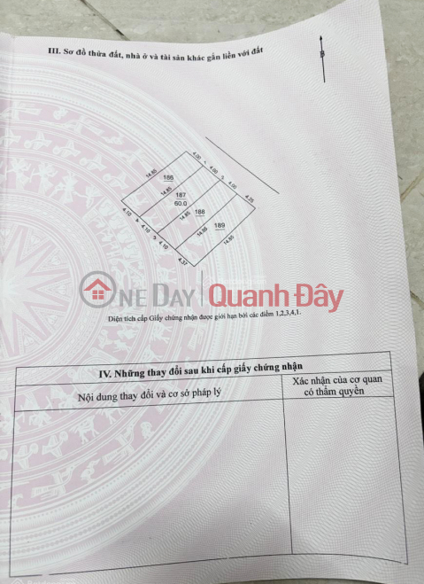 OWNER URGENTLY SELLING RESIDENTIAL LAND WITH TITLE DEED IN DAI MACH, DONG ANH. _0