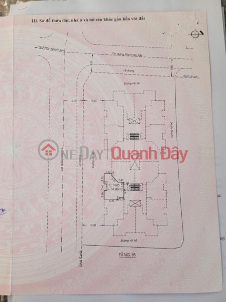 Property Search Vietnam | OneDay | Nhà ở Niêm yết bán (Tin thật 100%) CH 74,5m2 x 2PN tại chung cư Fortuna - Vườn Lài - Ban công hướng Nam - Nội thất đẹp