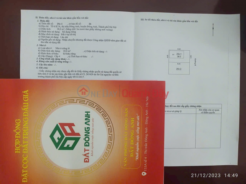 BÁN NHÀ THỊ TRẤN ĐÔNG ANH CHỈNH NHỈNH 1,6 TỈ OTO ĐỖ CỬA LÔ GÓC | Việt Nam Bán | đ 1,69 tỷ