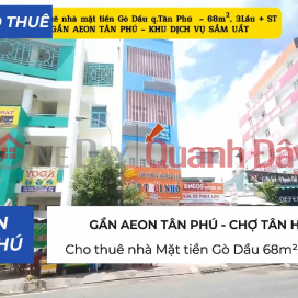 House for rent, Go Dau frontage, 68m², 3 floors - NEAR AEON TAN PHU _0