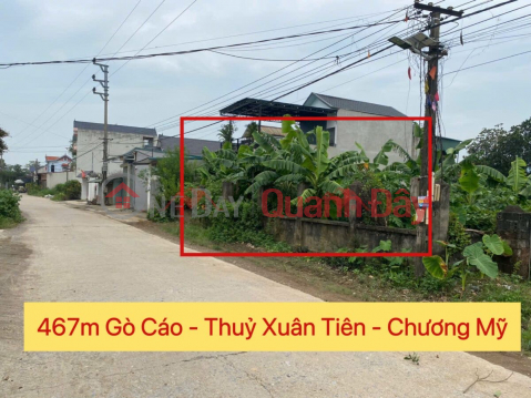 CHÍNH CHỦ CẦN BÁN LÔ ĐẤT 467M TẠI THỦY XUÂN TIÊN-CHƯƠNG MỸ-HÀ NỘI _0
