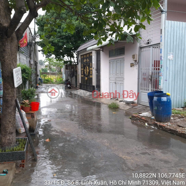 Property Search Vietnam | OneDay | Nhà ở | Niêm yết bán Chính chủ Bán đất hẻm số 33 đường số 8, P. Linh Xuân, Quận Thủ Đức (nay là phường Linh Xuân),HCM, Miễn TG