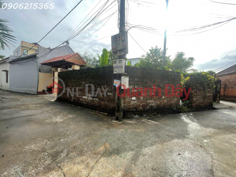 CC FO is selling a beautiful corner lot of 61m2 in the center of Dai Yen commune, Chuong My, price is just over 1.x billion. _0