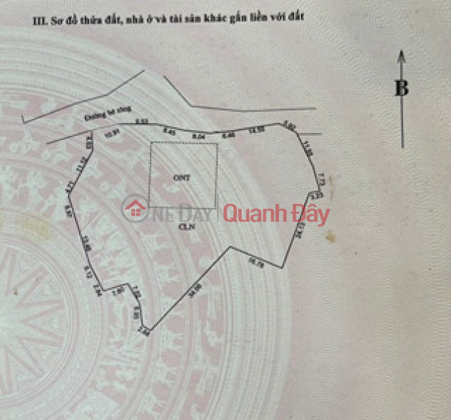 Bán lô đất 3079m2 - 400m2 ONT, Lương Sơn, Hòa Bình. | Việt Nam, Bán, đ 6,8 tỷ