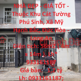 BEAUTIFUL HOUSE - GOOD PRICE - Located in Cat Tuong Phu Sinh Area, My Hanh Bac Commune, Duc Hoa - Long An _0