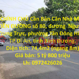 OWNER Needs to Sell House FRONT OF NGUYEN TRUNG STREET - DI AN _0