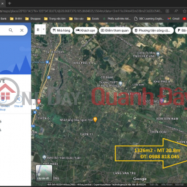 Bán đất mặt đường Hưng Long (tỉnh lộ 527) thị xã Bỉm Sơn, Thanh Hóa, 1326m2, MT 21m, miễn TG _0