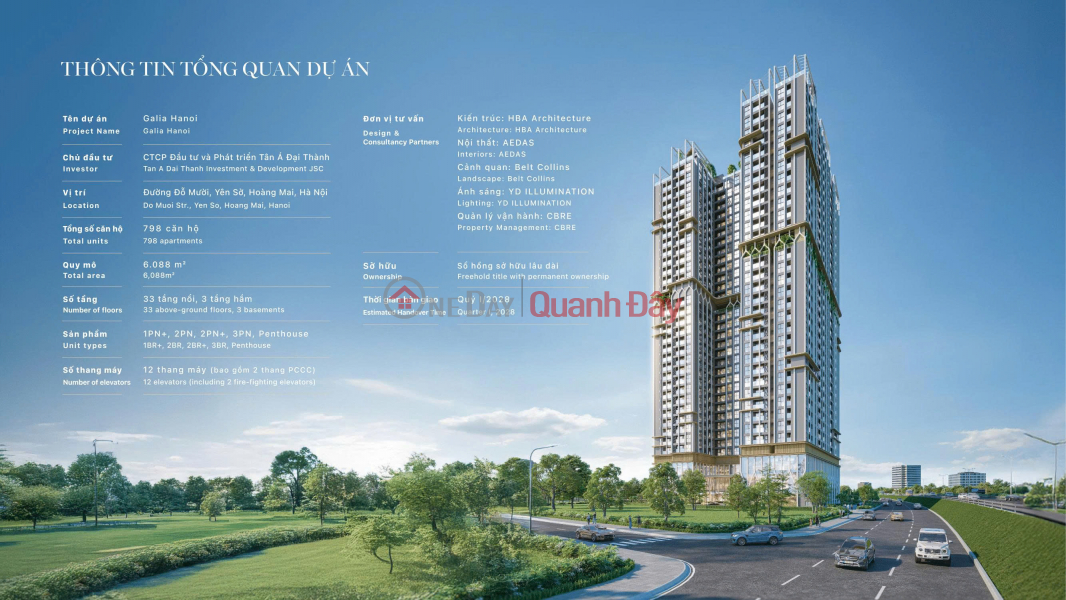 Property Search Vietnam | OneDay | Nhà ở, Niêm yết bán Căn góc Viwe cực đẹp căn 3N2VS DT 90,3 m2 Dự Án Galia Yên Sở TT theo tiến độ 7,9 tỷ.