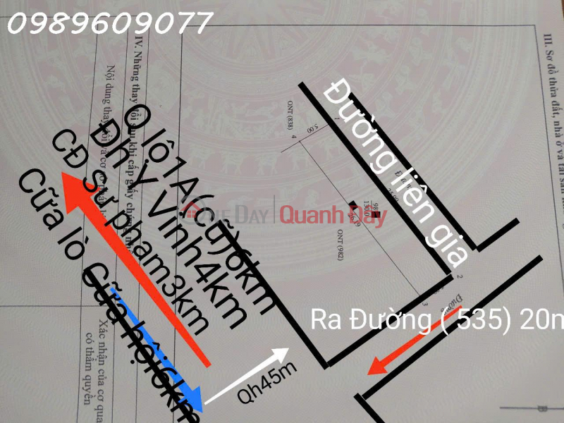 Land for sale in Nghi Phong, Vinh City, Nghe An, area 130m2, investment price only 15 million\\/1m2, negotiable | Vietnam, Sales, đ 15 Million