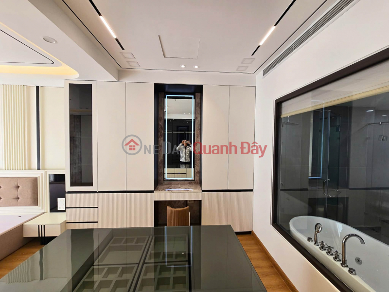 đ 25,7 tỷ | bán nhà khu tái định cư Ngọc Thuỵ, 58m x 7 tầng, vỉa hè, mặt đường 12m, kinh doanh, full nội thất