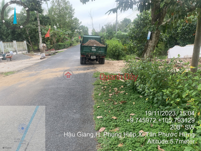 OWNER NEEDS TO URGENTLY TRANSFER LAND USE RIGHTS IN Phung Hiep, Hau Giang Vietnam Sales, ₫ 1.65 Billion