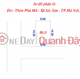 LOW PRICE AT PHU MA - PHU LINH, AREA 86 M, RESIDENTIAL LAND, SPARE AREA --- FULL OF UTILITIES, _0