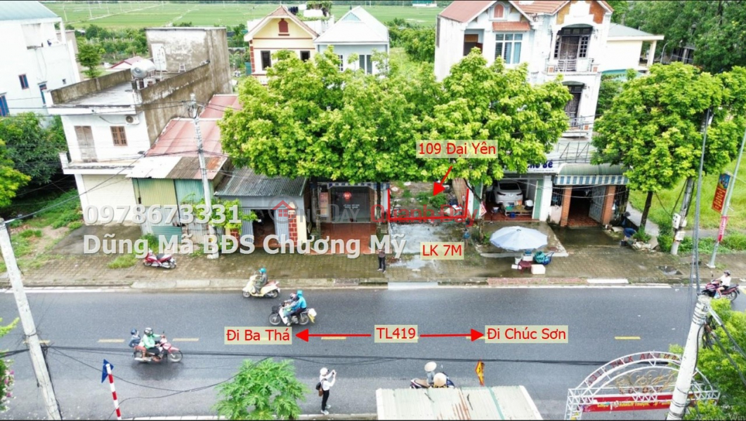 TRỤC CHÍNH KINH DOANH TẠI TL419 TẠI ĐẠI YÊN-CHƯƠNG MỸ Niêm yết bán