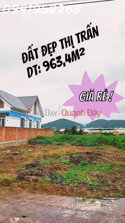 Chính chủ cần bán gần 1 sào đất view đẹp Thị Trấn Nam Ban, Lâm Hà, Lâm Đồng. Giá đầu tư _0