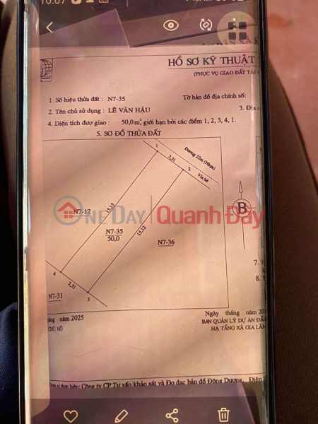 TRAU QUY RESETTLEMENT LAND FOR SALE – GOOD LOCATION, GOOD PRICE – 19M ROAD WITH SIDEWALK Sales Listings