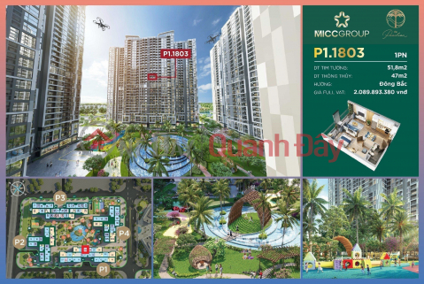 Selling Pavilion 1PN View internal area with 102 at Vinhomes Ocean Park _0