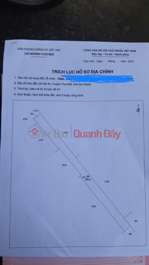 BEAUTIFUL LAND - GOOD PRICE - Land Lot For Sale Location In Hoi An town, Cho Moi, An Giang _0