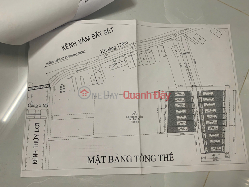 Property Search Vietnam | OneDay | Nhà ở | Niêm yết bán | ĐẤT ĐẸP – GIÁ TỐT – CHÍNH CHỦ CẦN BÁN ĐẤT Thị Trấn Cái Tắc, Châu Thành A, Hậu Giang